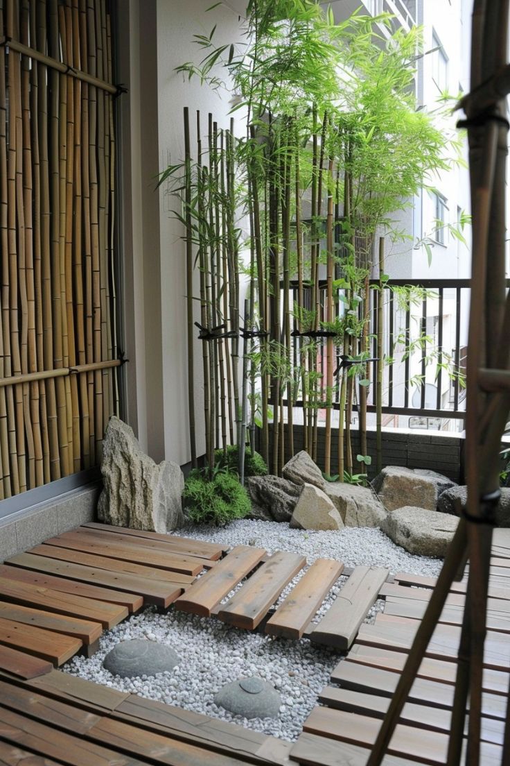 Tiểu cảnh ban công chung cư đẹp - zions